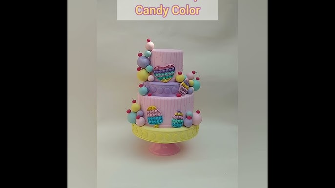 Candy Colors Decorated Cake