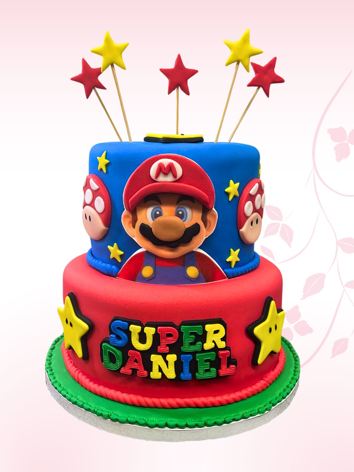 Super Mario Decorated Cake