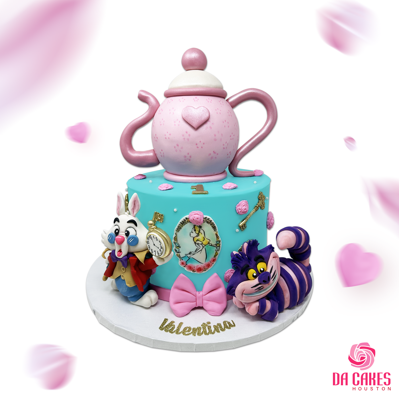 Alice in Wonderland Decorated Cake