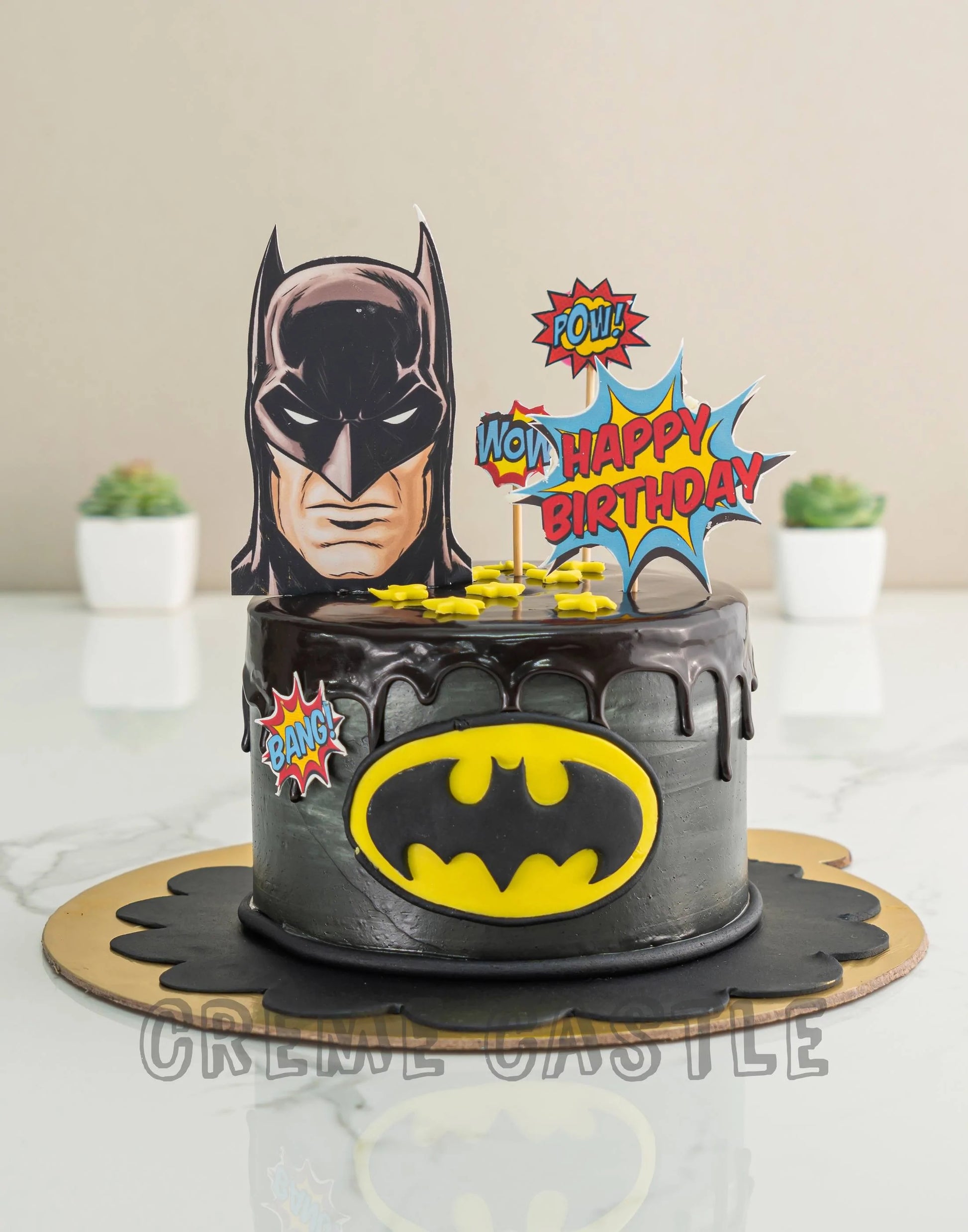 Batman decorated cake