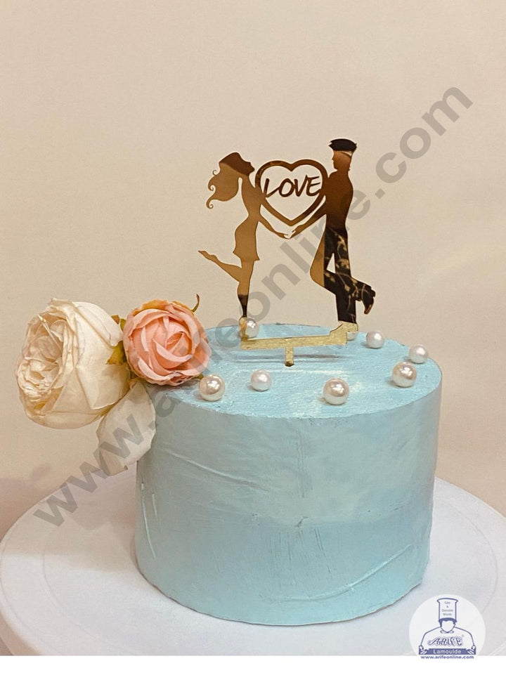 Romantic Decorated Cake