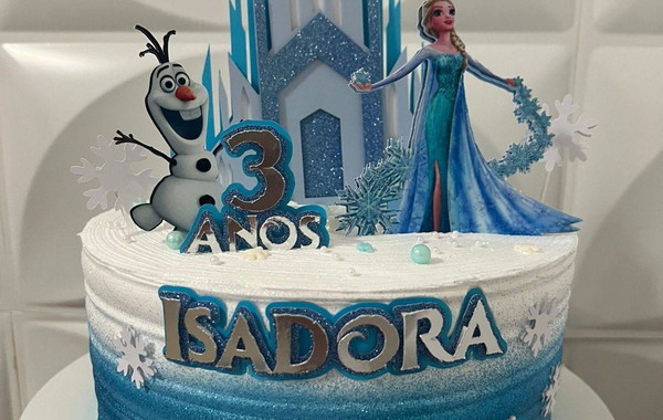 Bolo Decorado Olaf