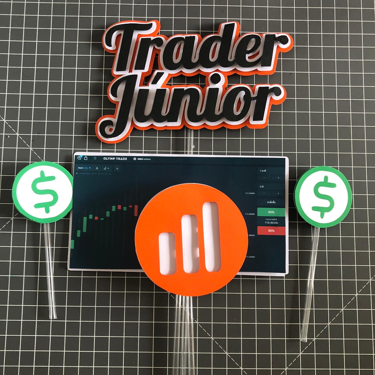 Bolo Decorado Trader