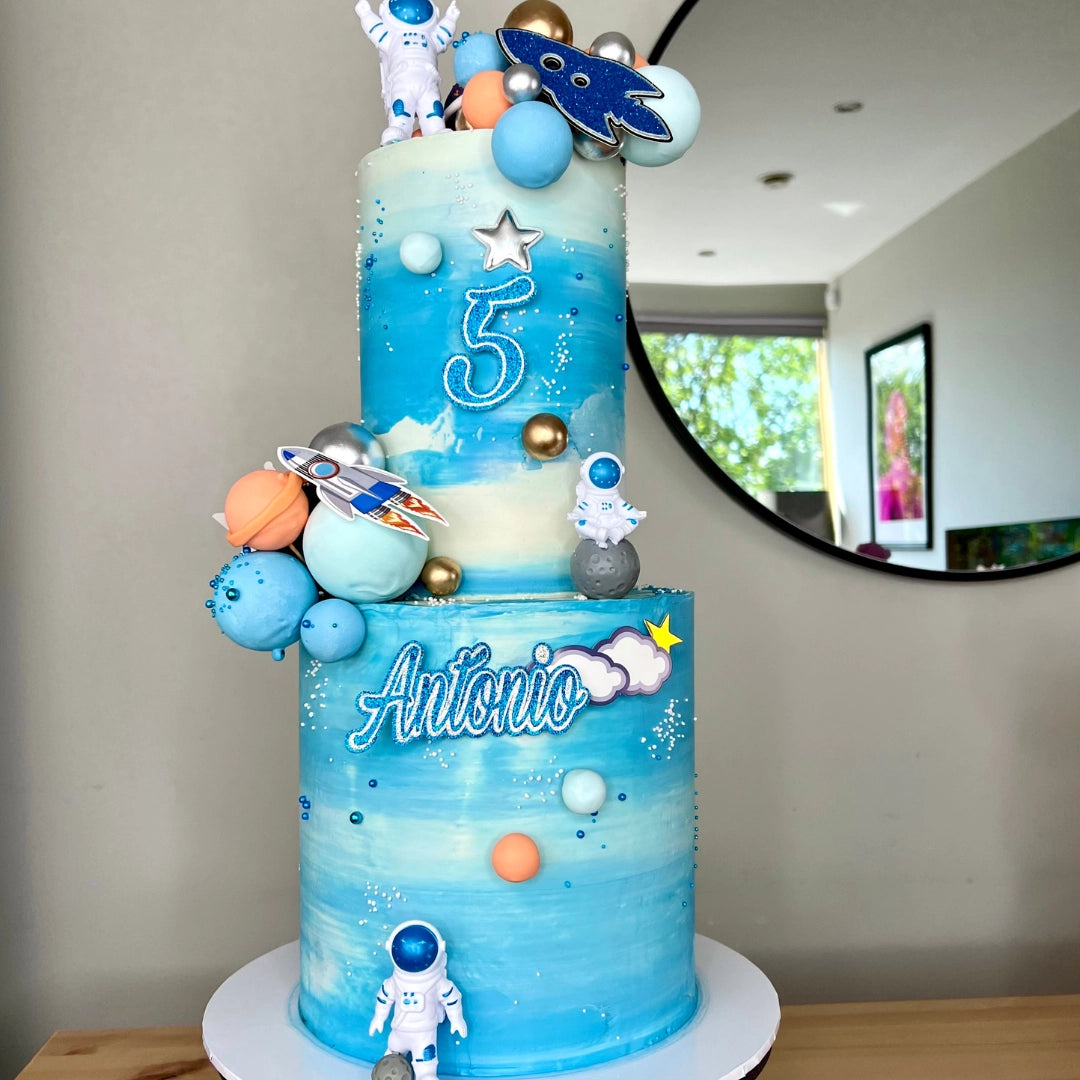 Astronaut Decorated Cake