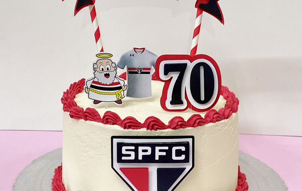 Decorated Cake Sao Paulo Football