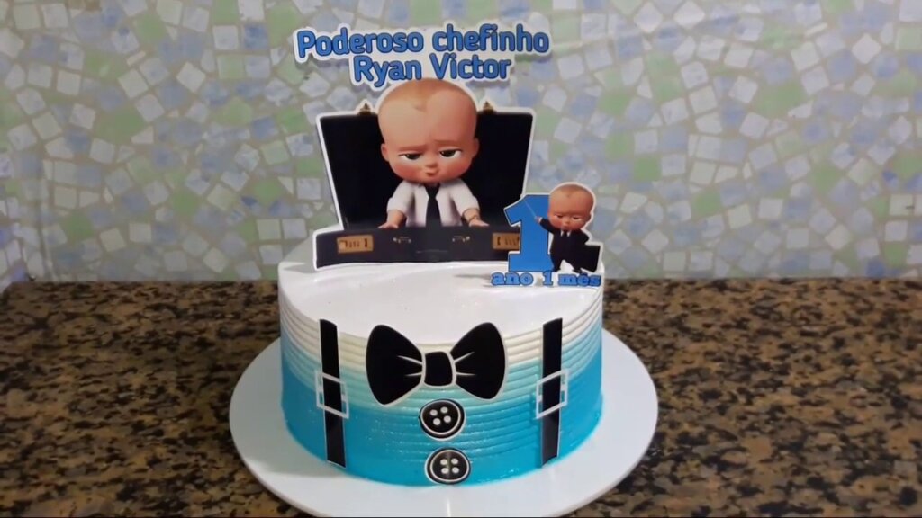 Bolo Decorado Poderoso Chefinho