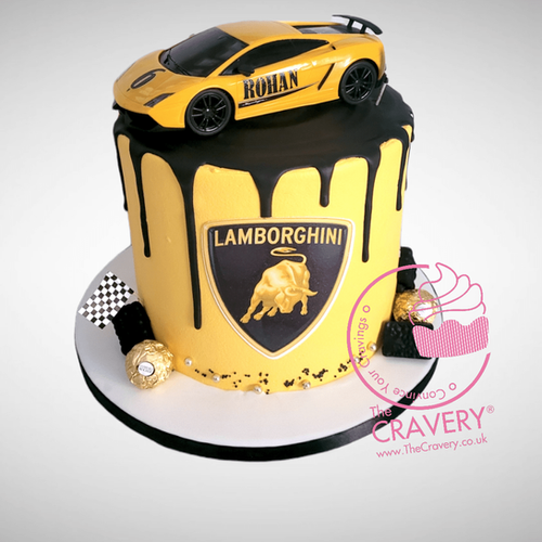 Lamborghini Decorated Cake