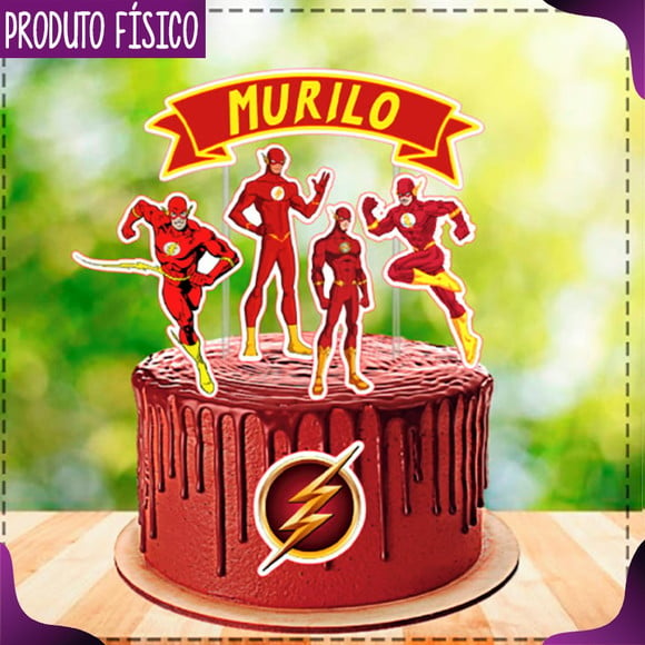 Bolo Decorado The Flash