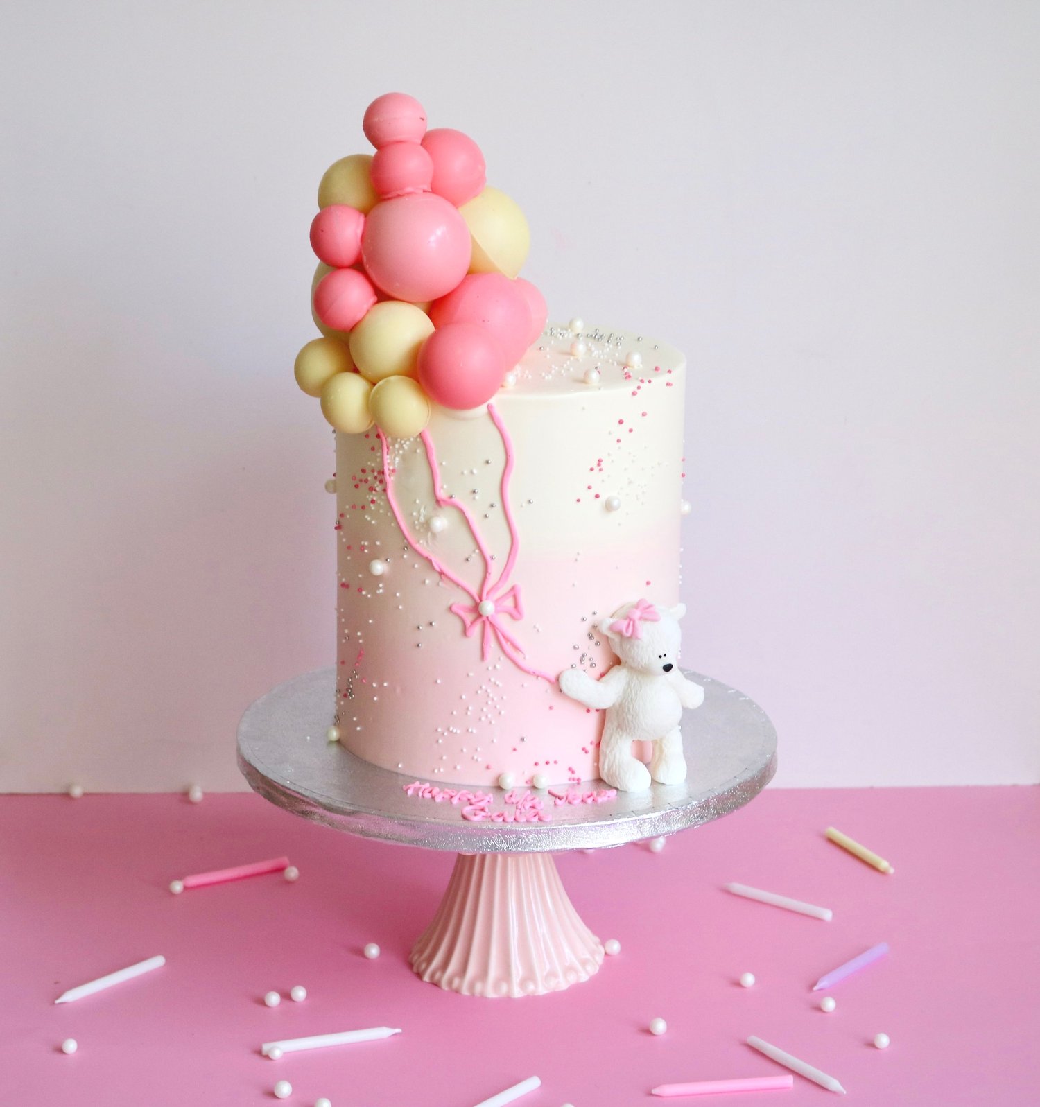 Balloon Decorated Cake