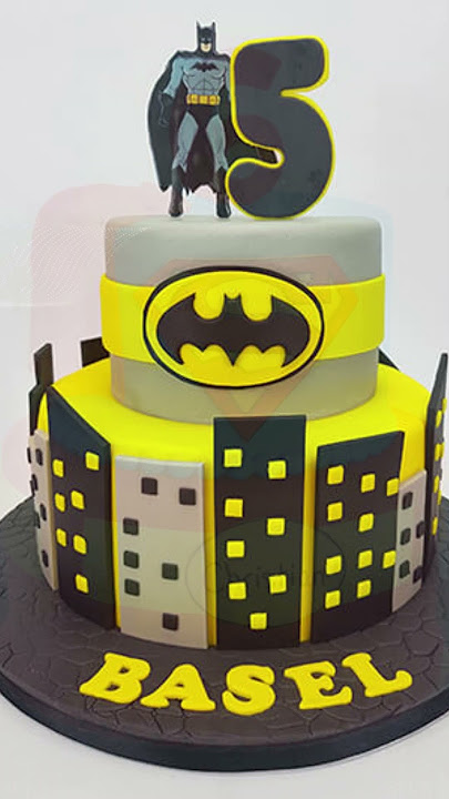 Justice League Decorated Cake