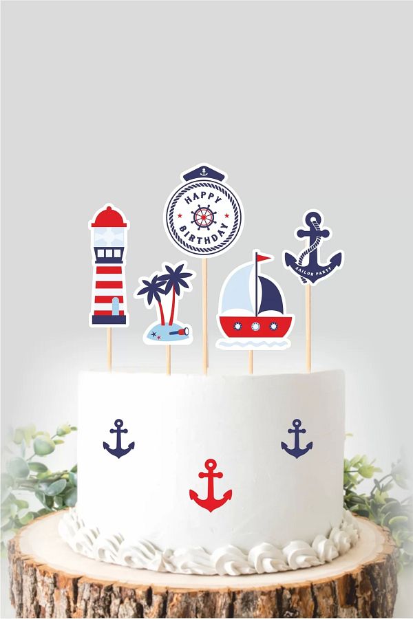 Sailor decorated cake