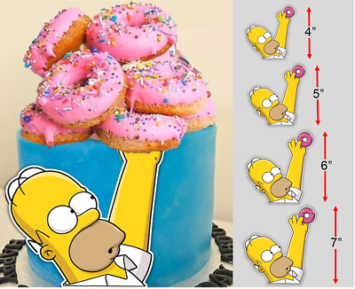 Simpson decorated cake