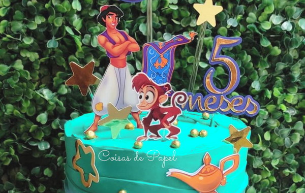 Bolo Decorado Aladdin