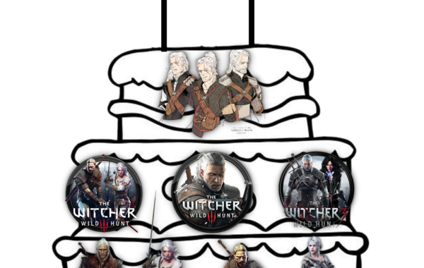 Bolo Decorado The Witcher