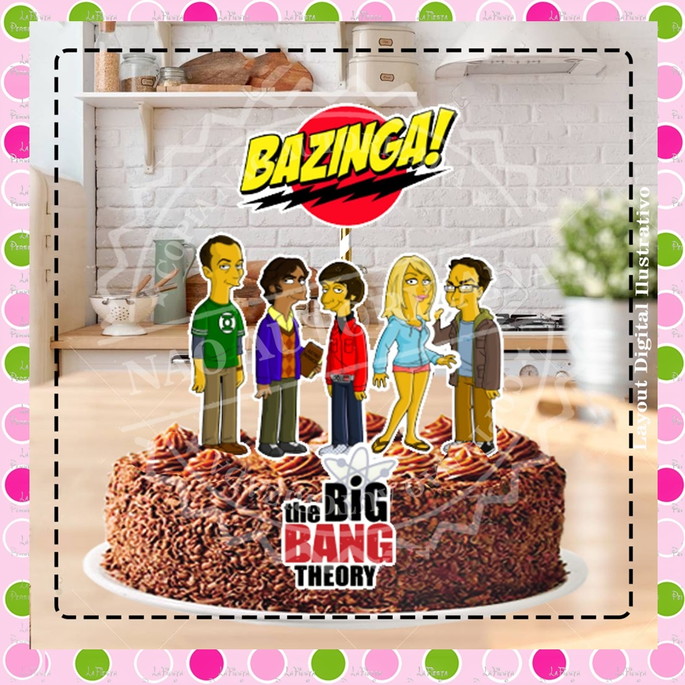 Decorated Cake The Big Bang Theory