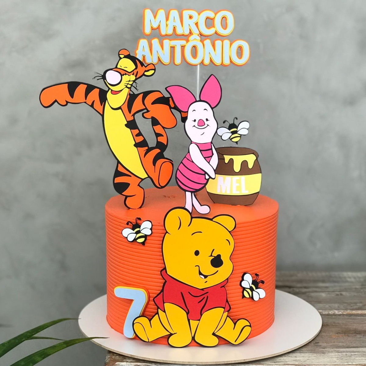 Bolo Decorado Ursinho Pooh