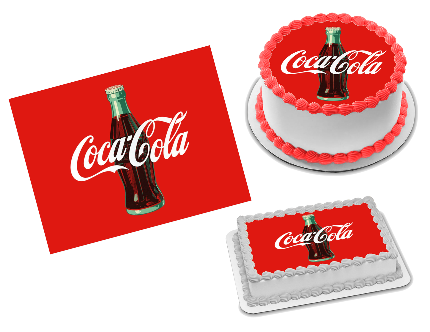 Coca Cola decorated cake