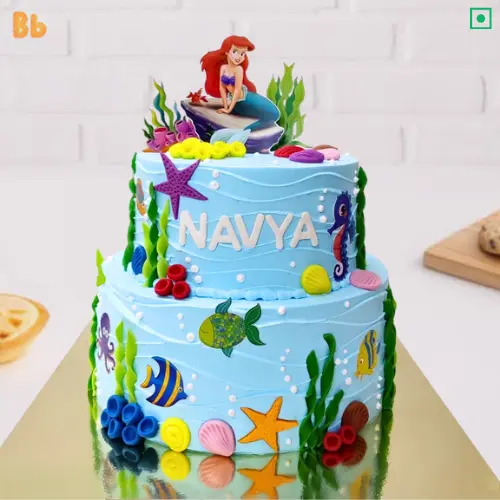 Water Decorated Cake