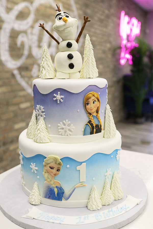 Frozen Decorated Cake