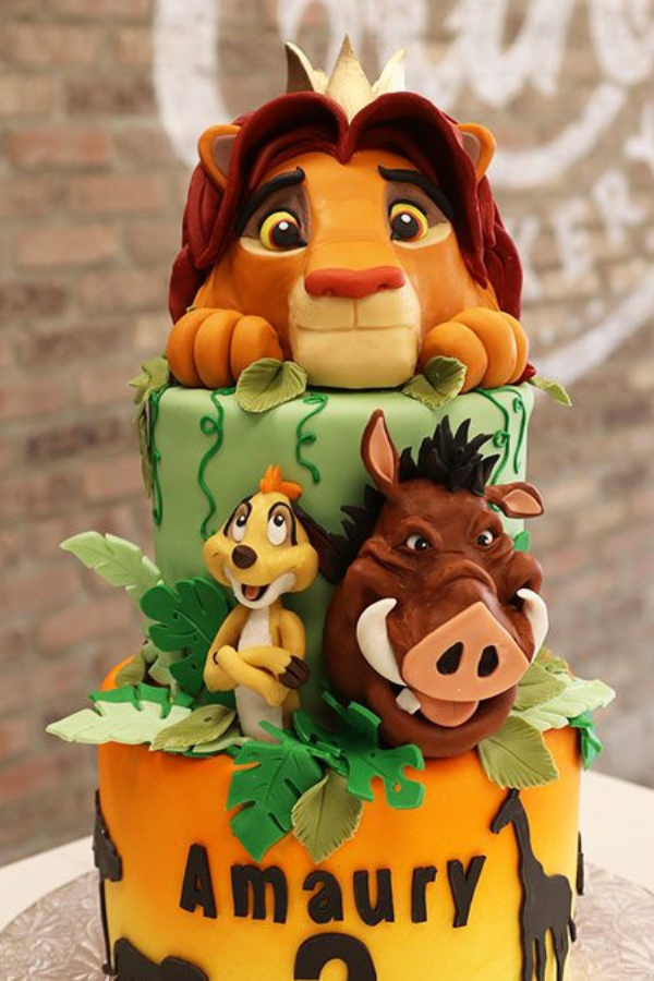 Lion King Decorated Cake