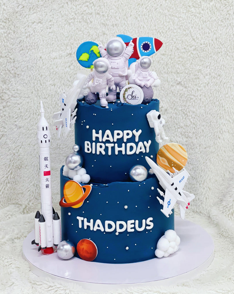 Astronaut Decorated Cake