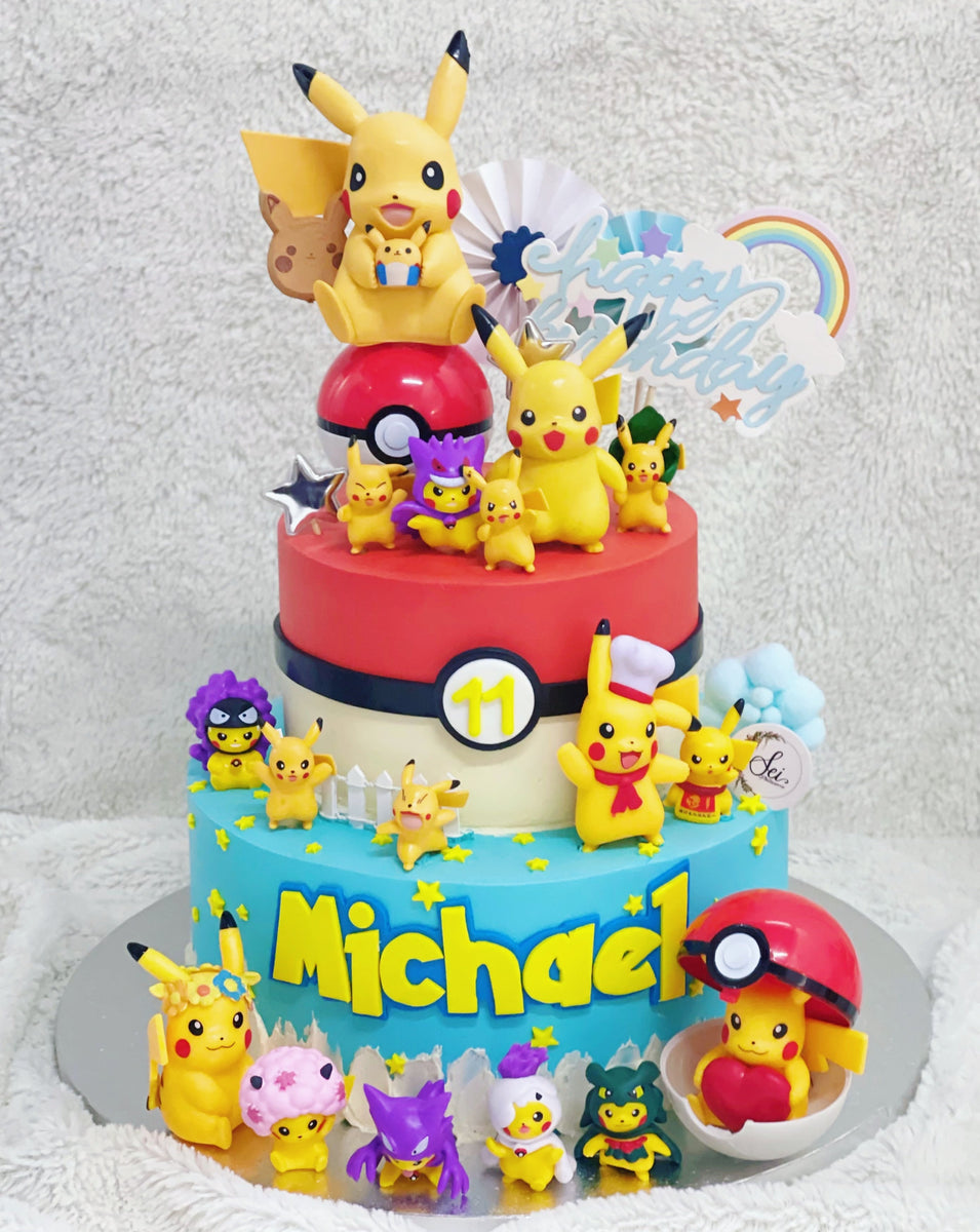 pokemon decorated cake