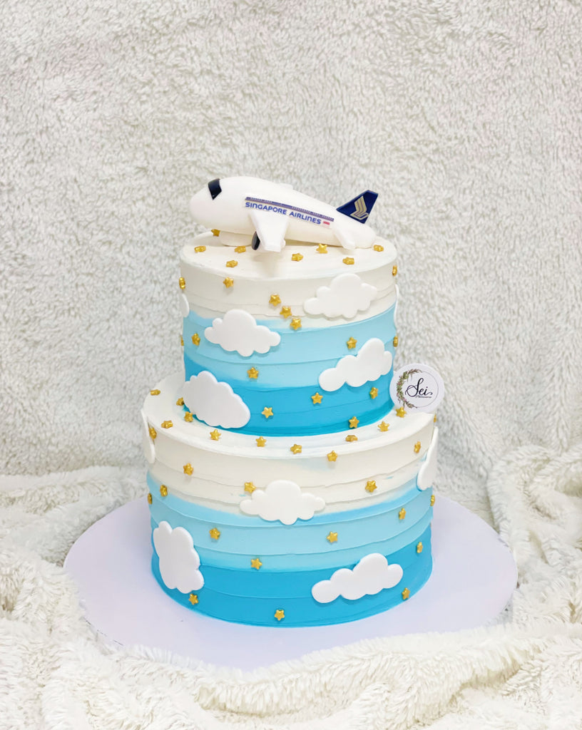 Airplane Decorated Cake