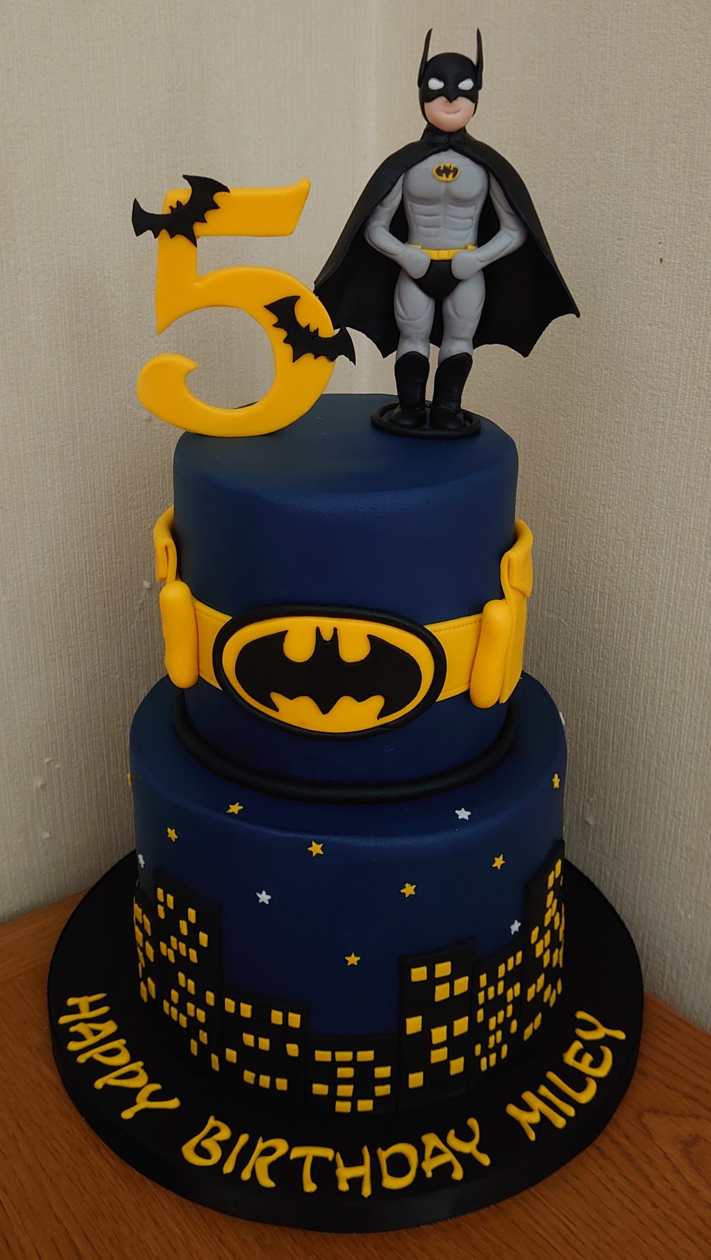 Batman decorated cake