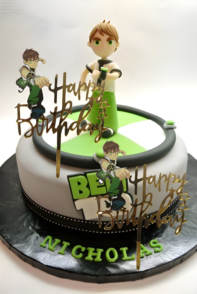 Ben 10 Decorated Cake