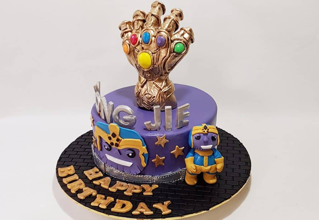 Thanos Decorated Cake