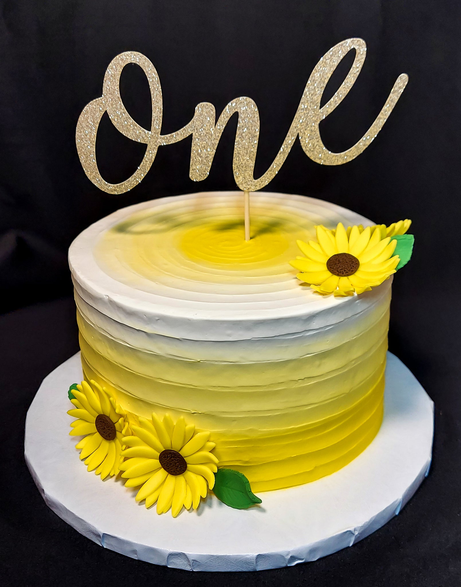 Sunflower Decorated Cake