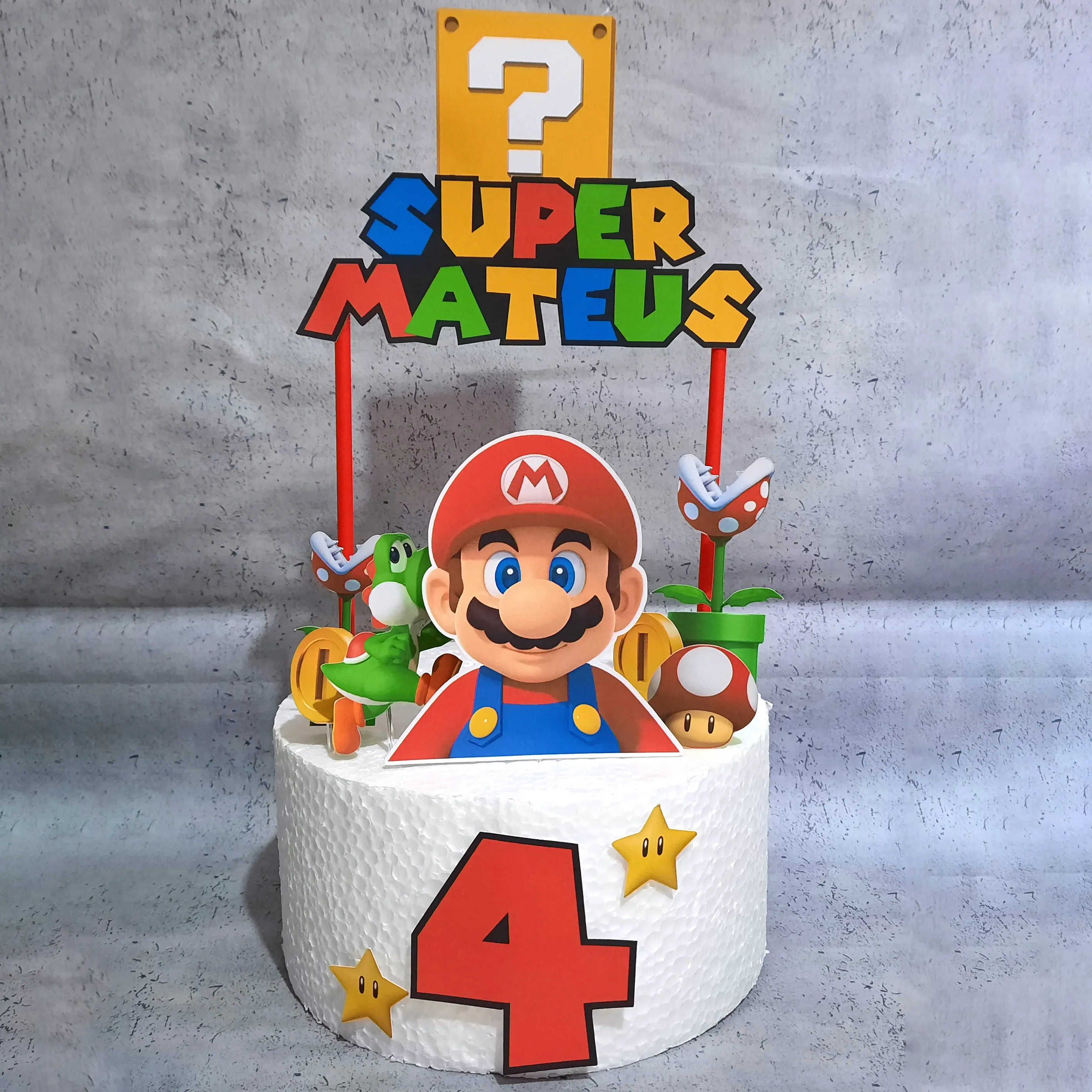 Bolo Decorado Mario Bros