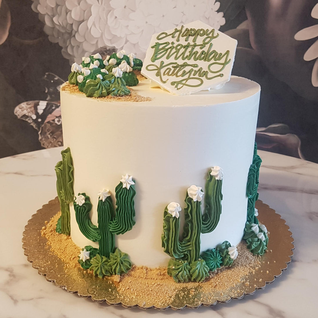 Cactus Decorated Cake