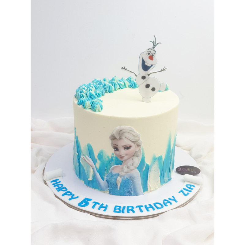 Olaf Decorated Cake