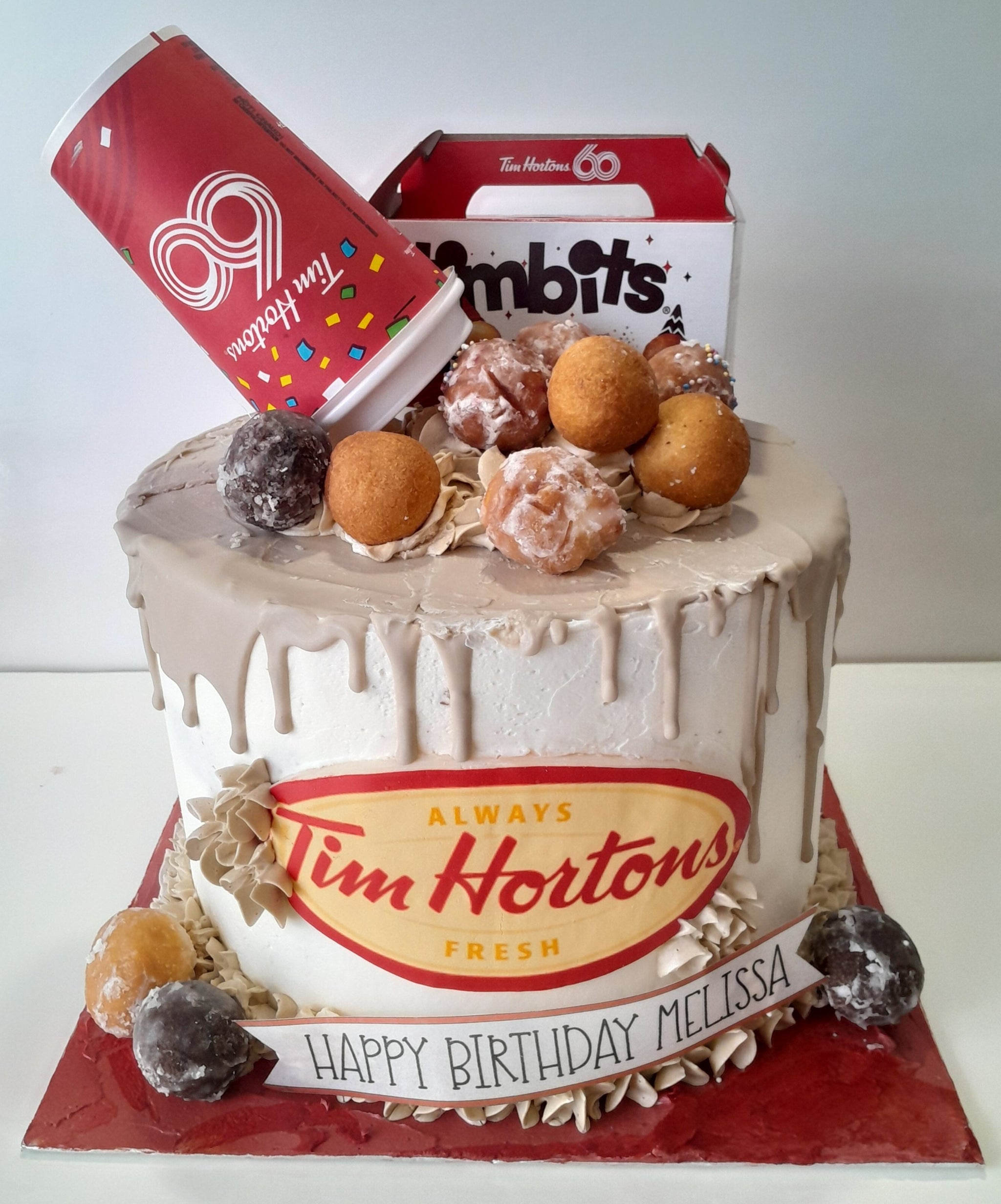 Coffee Decorated Cake