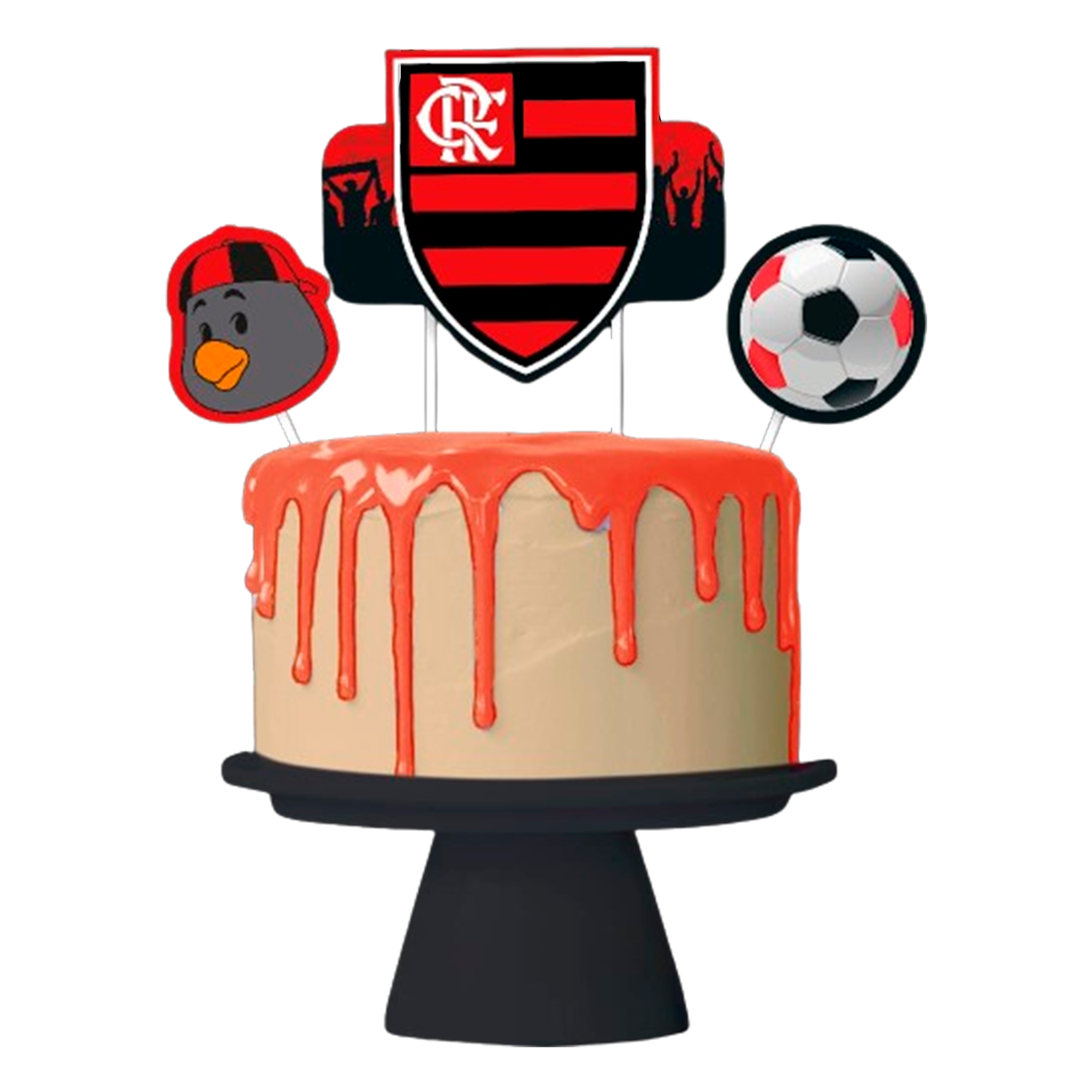 Bolo Decorado Flamengo