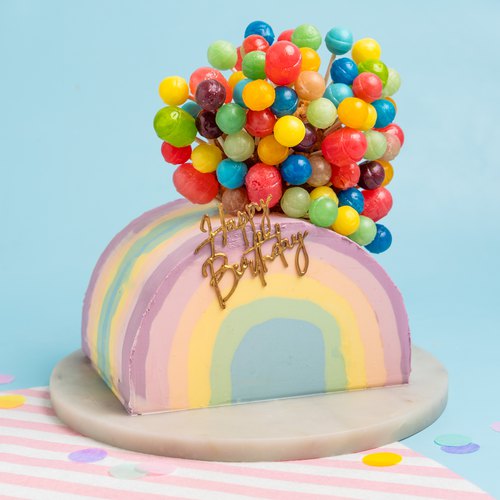 Balloon Decorated Cake