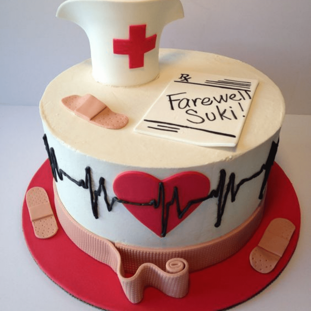 Nursing Decorated Cake