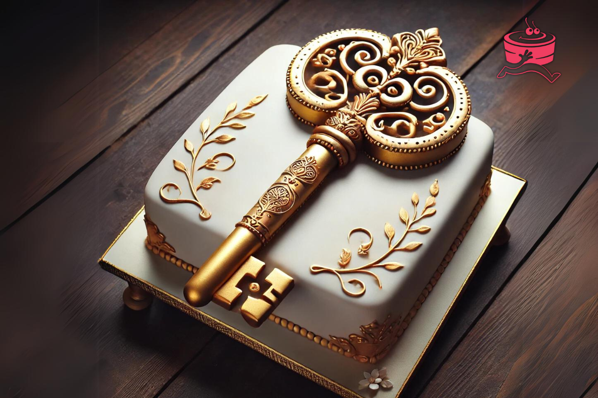 Keys Decorated Cake