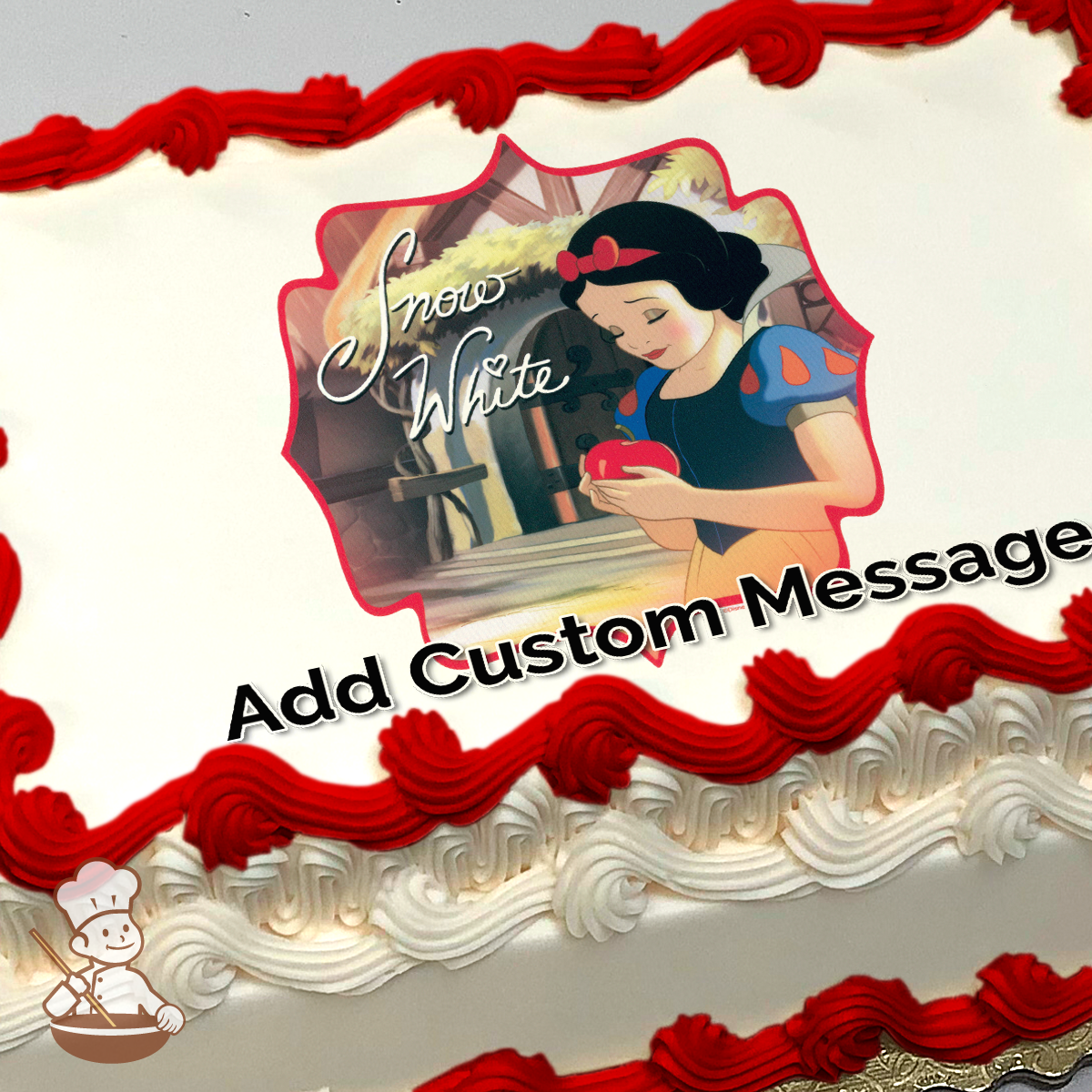 Snow White Decorated Cake