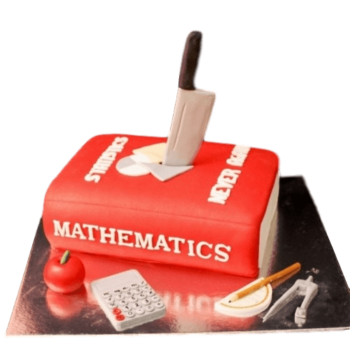 Mathematics Decorated Cake