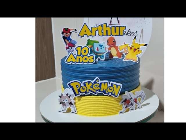 Bolo Decorado Pokemon