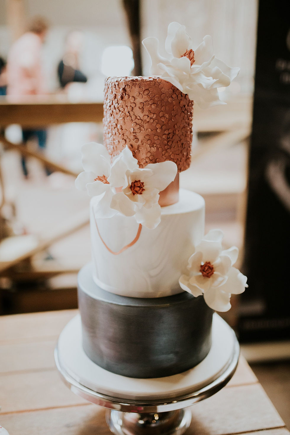 Graphite Decorated Cake