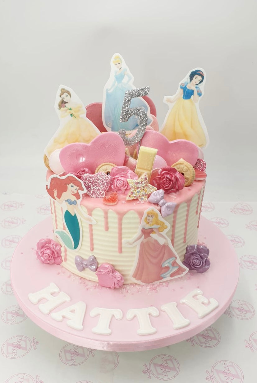 Disney Princess Decorated Cake