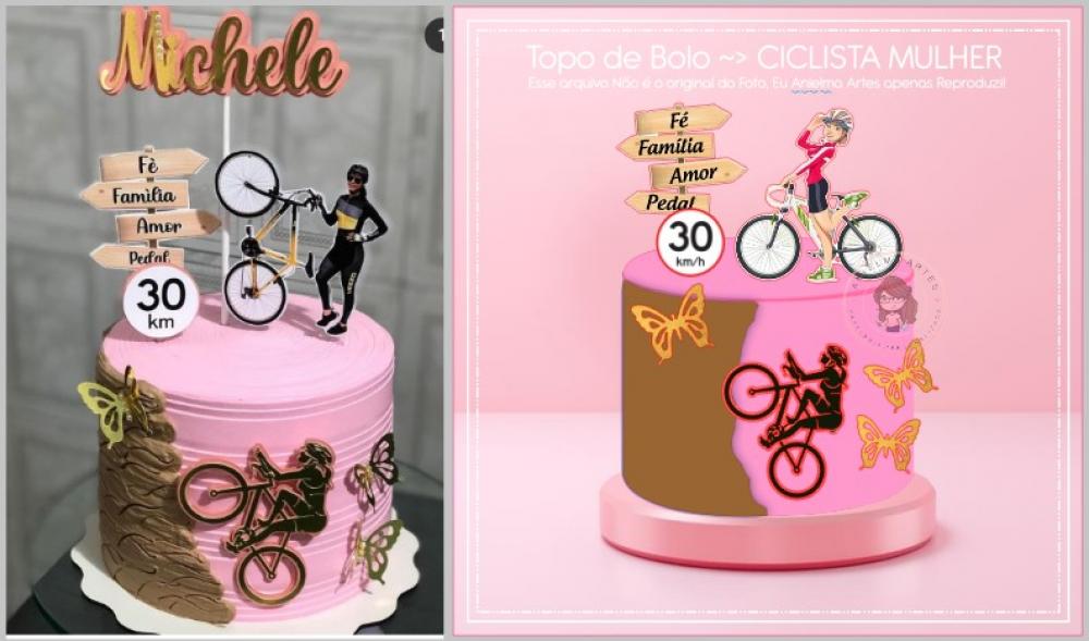 Bolo Decorado Bike