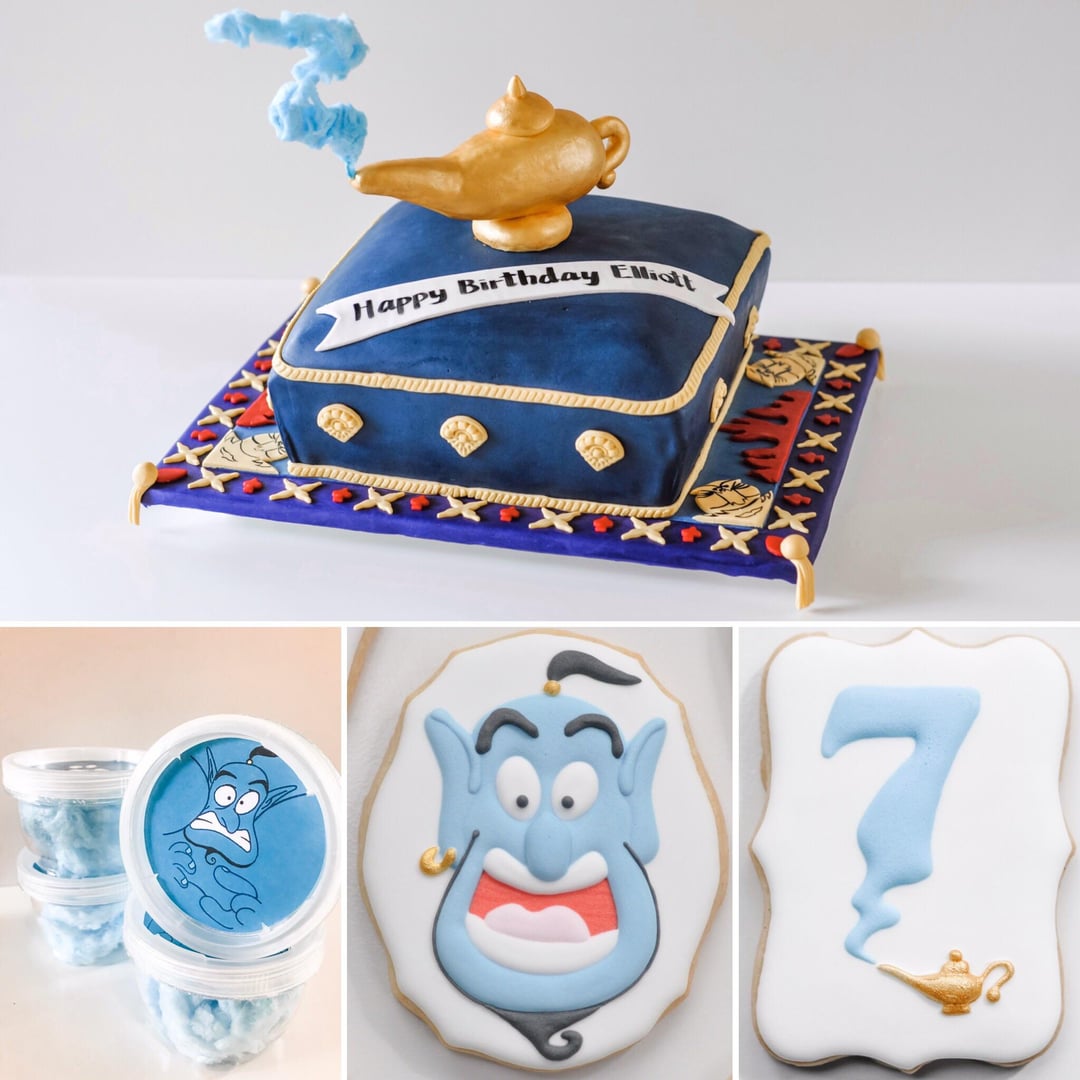 Aladdin Decorated Cake