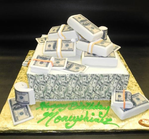 Dollar Decorated Cake