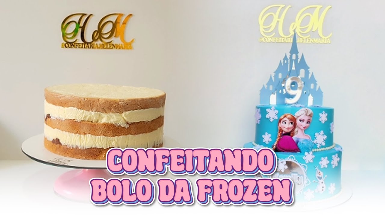 Bolo Decorado Frozen