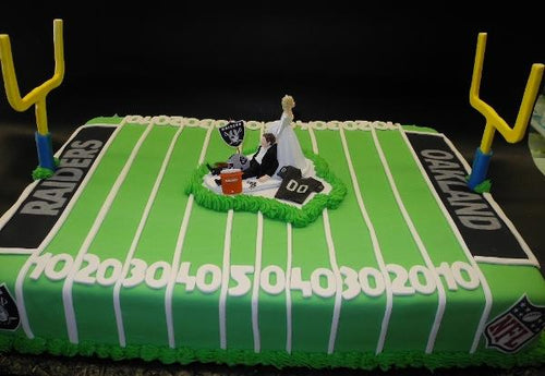 Football Field Decorated Cake