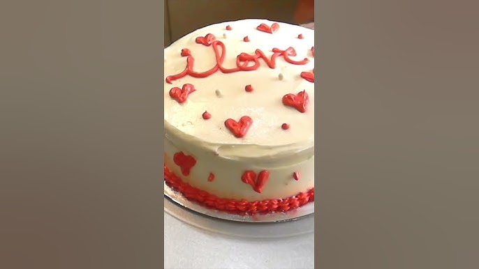 Love Decorated Cake